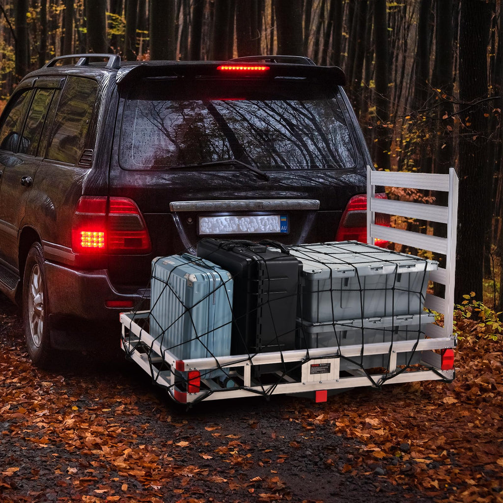 Hitch Cargo Carrier with Folding Ramp I49238