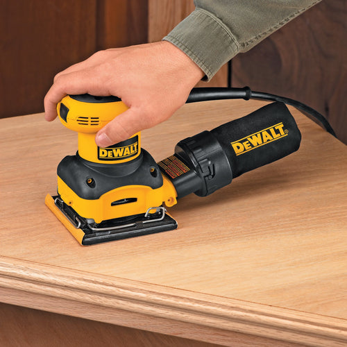 2.4 Amp 1/4 Sheet Palm Grip Sander with Cloth Dust Bag L3719