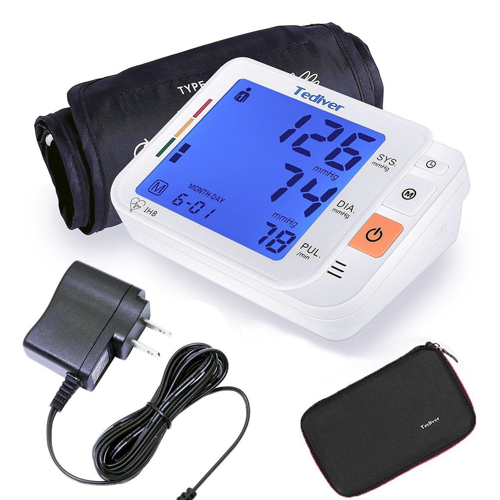 Digital Blood Pressure Monitor, Large Cuff, Upper Arm Blood Pressure Machine D71089