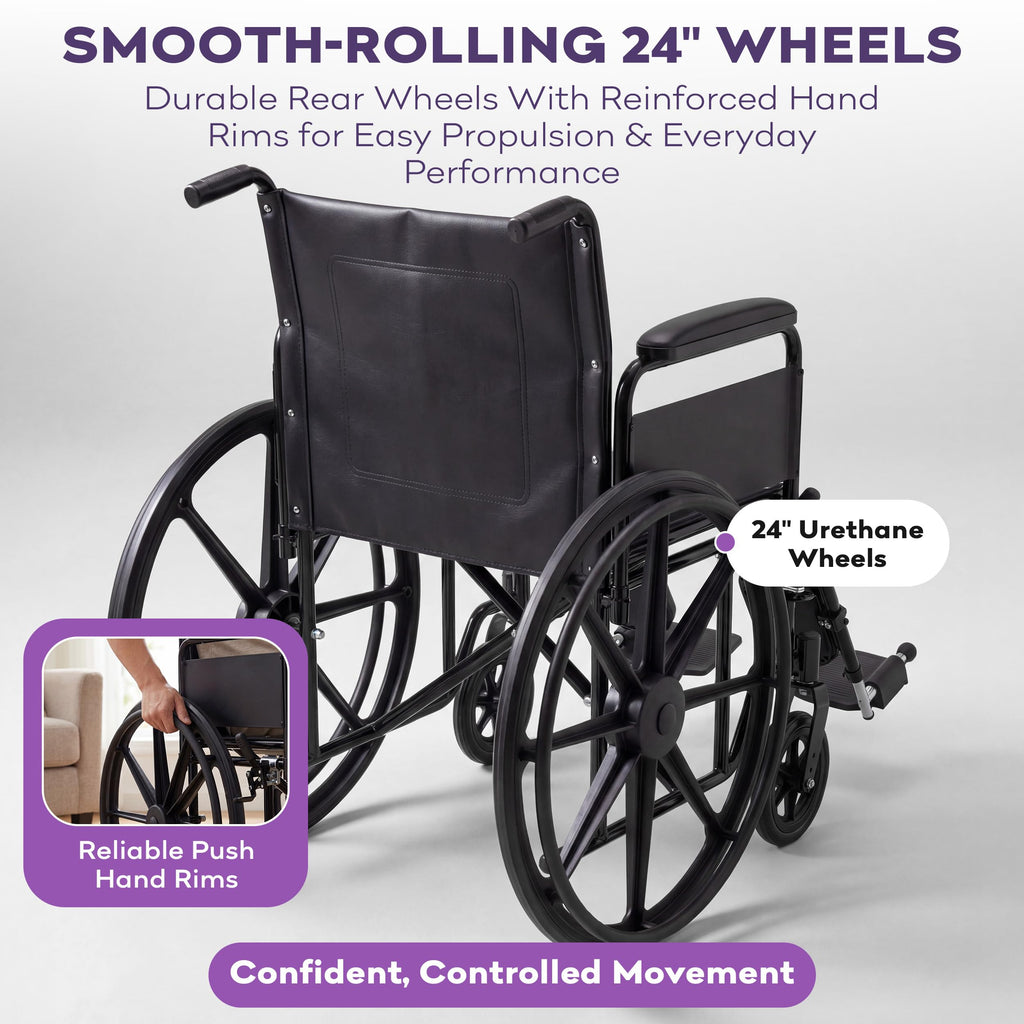 Heavy Duty Bariatric Wheelchair 700lb 28” Seat Width N43984