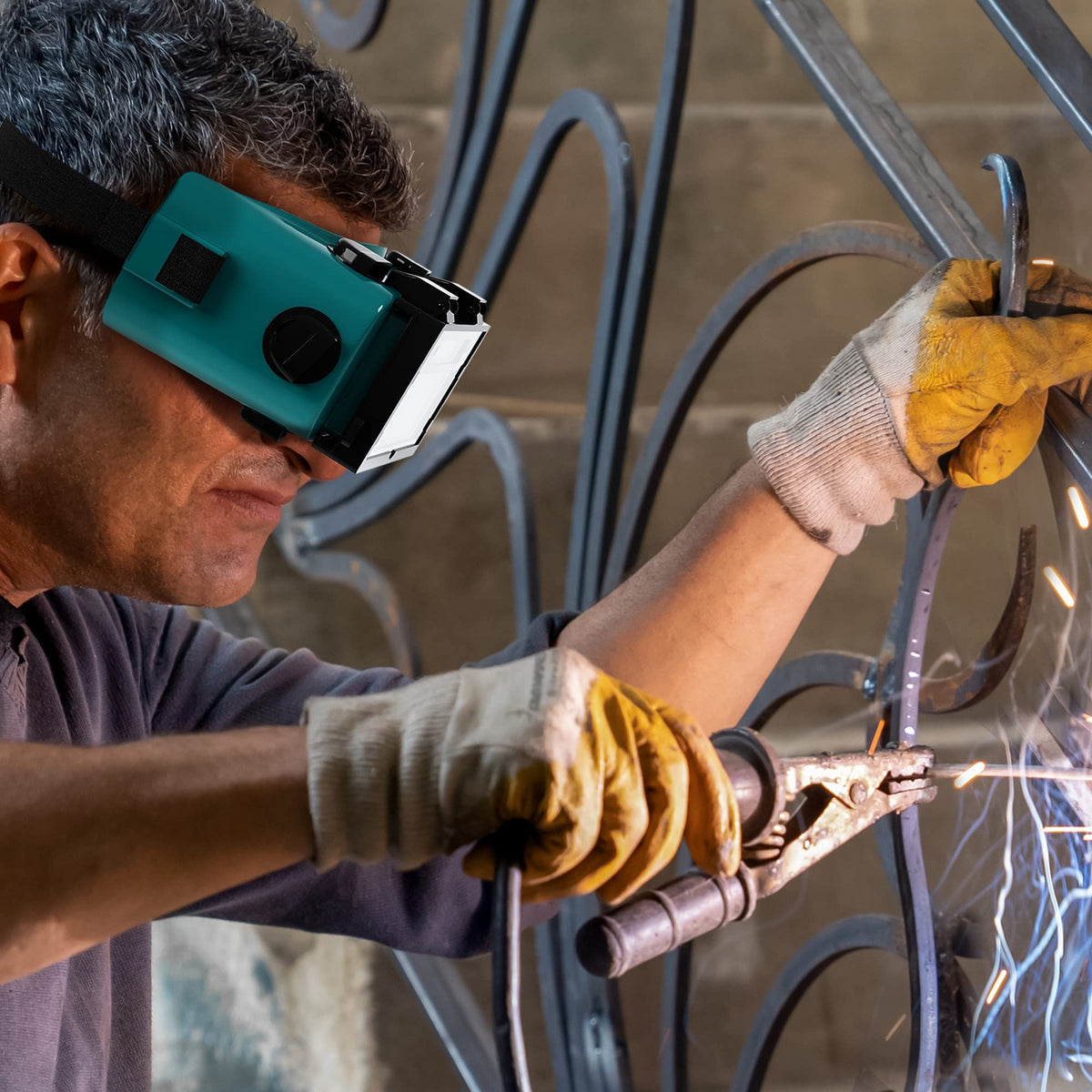 Welding Goggles Auto Darkening Flip Up DIN 8-12 A491835