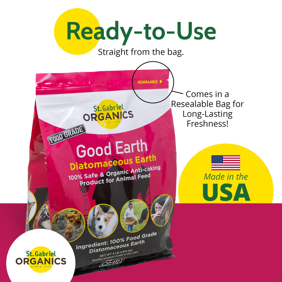 Food-Grade Diatomaceous Earth 4lb A2481