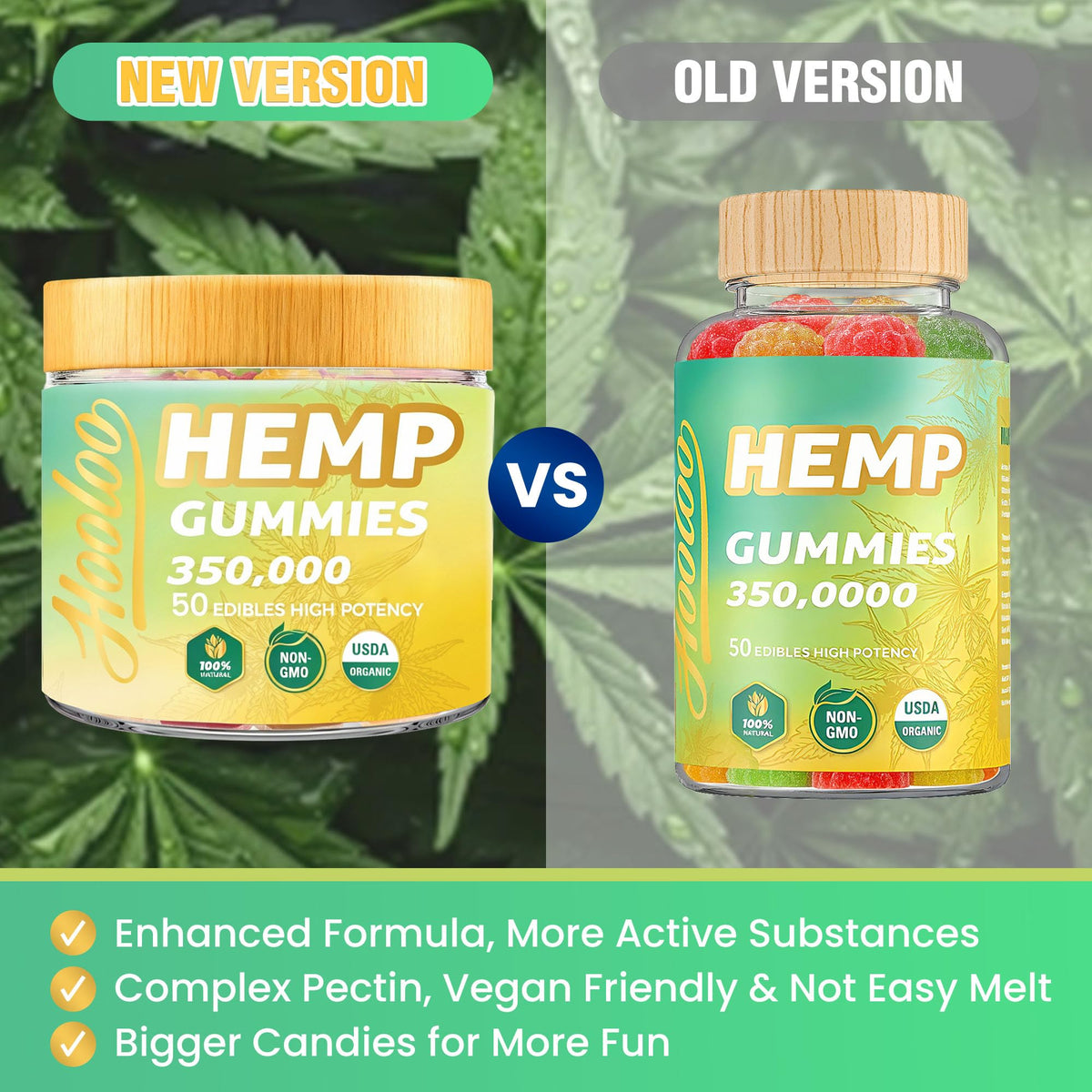 Fruity Hemp Gummies 2 Packs H24359