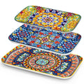 Serving Platters Set of 3 Rectangular Trays W696