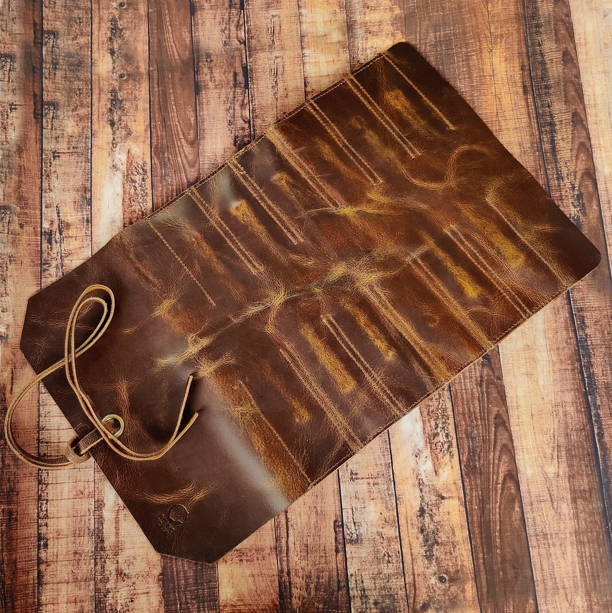 Leather Tool Roll Up Pouch A810836