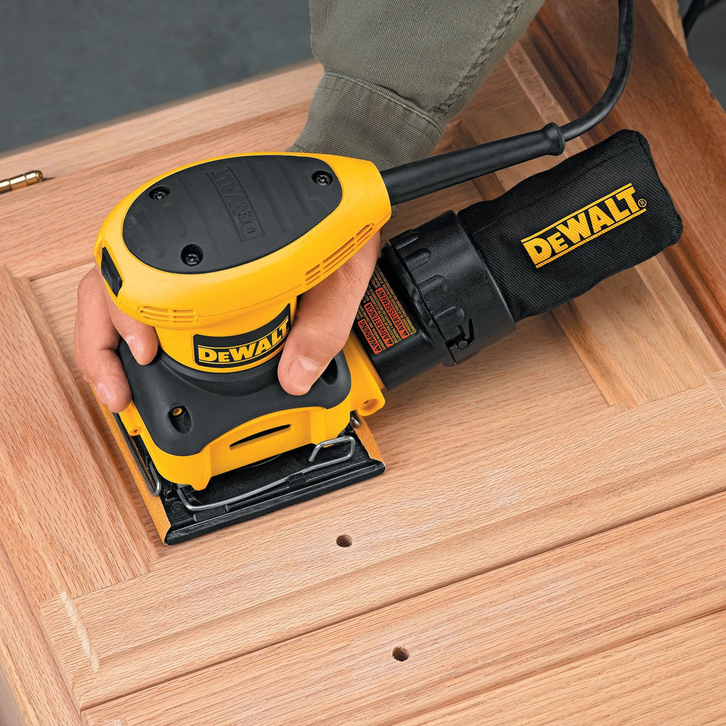 2.4 Amp 1/4 Sheet Palm Grip Sander with Cloth Dust Bag L3719