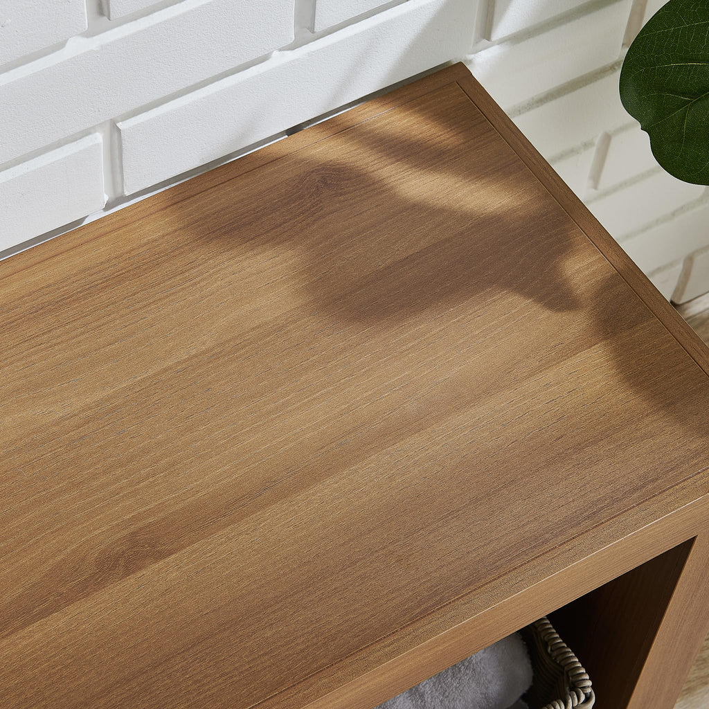 58" Wooden TV Stand with Open Storage N781