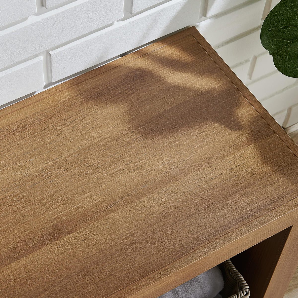 58" Wooden TV Stand with Open Storage N781